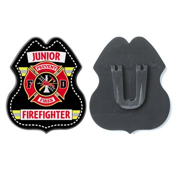 Prevent Fires Clip-On Plastic Fire Badge from Positive Promotions
