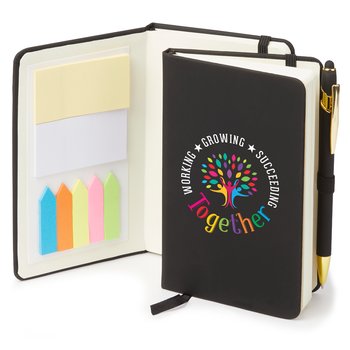 Working, Growing, Succeeding Together Stanton Jotter with Sticky Notes & Stylus Pen from Positive Promotions