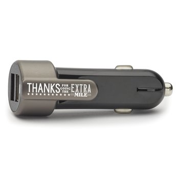 Thanks for Going the Extra Mile 3-in-1 Car Charger Emergency Safety Tool from Positive Promotions