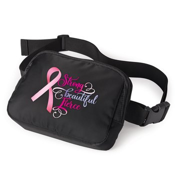 Strong, Beautiful, Fierce Sedona 2-in-1 Sling Belt Bag from Positive Promotions