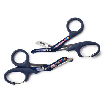 Hands That Serve, Hearts That Care Bandage/Utility Scissors With Carabiner from Positive Promotions
