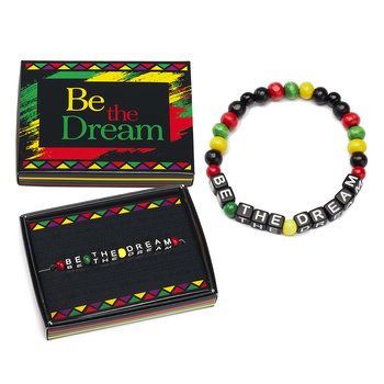 Black History Be the Dream Beaded Bracelet from Positive Promotions