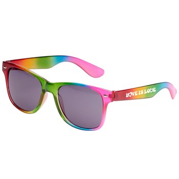 Love Is Love Rainbow Sunglasses from Positive Promotions