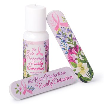 The Best Protection Is Early Detection 2-Piece Spa Kit from Positive Promotions