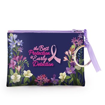 The Best Protection Is Early Detection Zipper ID Wallet from Positive Promotions