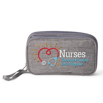 Nurses: Turning Passion Into Purpose Tech & Travel Organizer Multi-Purpose Bag from Positive Promotions