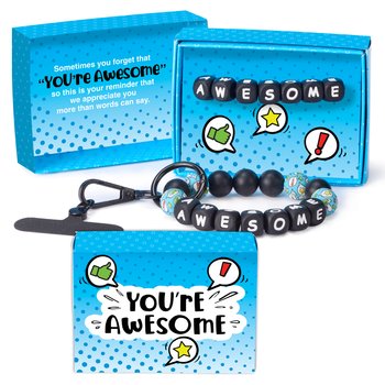 Awesome 3-in-1 Beaded Bracelet, Keychain, & Phone Holder from Positive Promotions