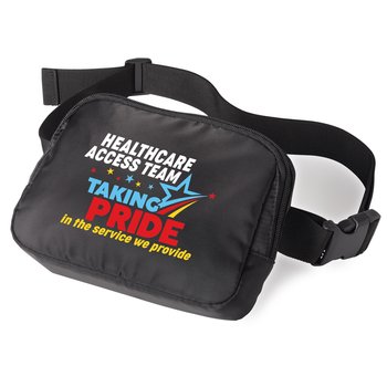 Healthcare Access Team: Taking Pride in the Service We Provide Sedona 2-in-1 Sling Belt Bag from Positive Promotions