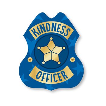 Kindness Police Officer Badge from Positive Promotions