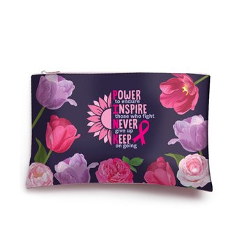 PINK Sunflower Floral Carry-All Pouch from Positive Promotions