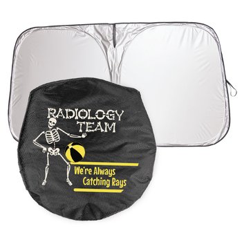 Radiology Team Ellite Universal Car Windshield Sun Shade from Positive Promotions