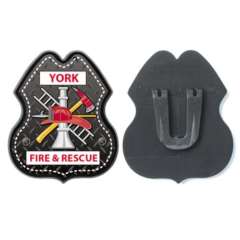 Firefighter Tools Clip-On Junior Firefighter Badge - Personalization Available from Positive Promotions