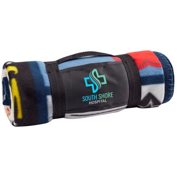 Nurses Roll-Up Eco Blanket of Inspiration - Personalization Available from Positive Promotions