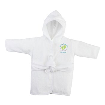 Infant Terry Hooded Bath Robe & Booties - Embroidered Personalization Available from Positive Promotions