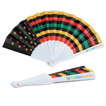 Juneteenth Folding Hand Fan - Personalized from Positive Promotions