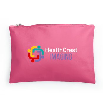Pink Carry-All Pouch - Personalization Available from Positive Promotions