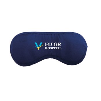 Blue Sleep Mask - Personalization Available from Positive Promotions