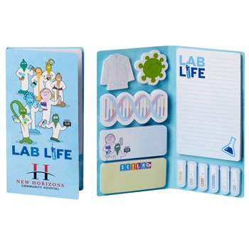 Lab Life Sticky Note Gift Set - Personalization Available from Positive Promotions