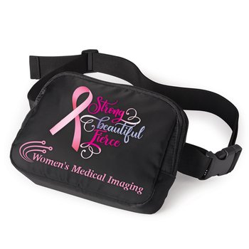 Strong, Beautiful, Fierce Sedona 2-in-1 Sling Belt Bag - Personalization Available from Positive Promotions