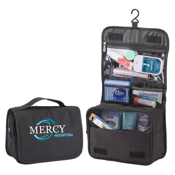 Travel Carry-All Hanging Toiletry Bag - Personalization Available from Positive Promotions