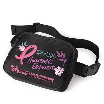 Hope Inspires, Awareness Empowers Sedona 2-in-1 Sling Belt Bag - Personalization Available from Positive Promotions