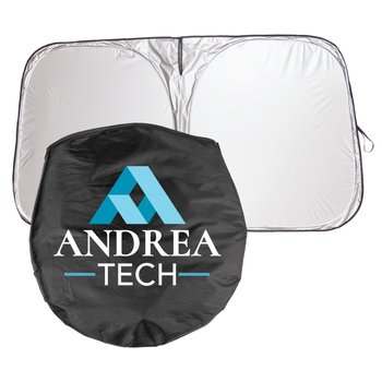 Elite Universal Car Windshield Sun Shade - Personalization Available from Positive Promotions