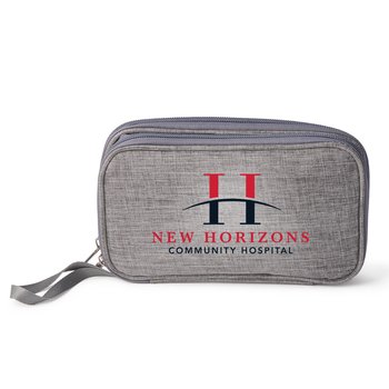 Tech & Travel Organizer Multi-Purpose Bag - Personalization Available from Positive Promotions