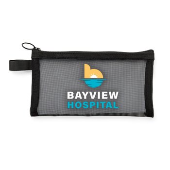 Mesh Cosmetic Pouch- Personalized from Positive Promotions