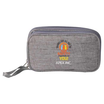 Workplace Safety Tech & Travel Organizer Multi-Purpose Bag - Personalized from Positive Promotions