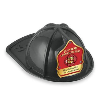 Black Junior Firefighter Hat - One-Color Personalization Available from Positive Promotions