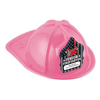 Pink Thin Red Line Junior Firefighter Hat - One-Color Personalization Available from Positive Promotions