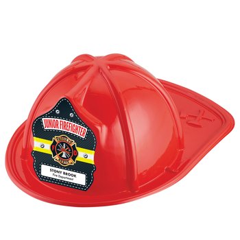 Red Junior Firefighter Proud To Serve Firefighter Hat - One-Color Personalization Available from Positive Promotions