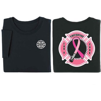 Firefighters For A Cure Short Sleeve T-Shirt - Personalized from Positive Promotions