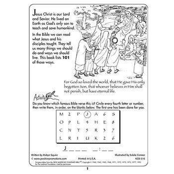 101 Ways To Be Like Jesus Educational Activities Book - Personalization ...