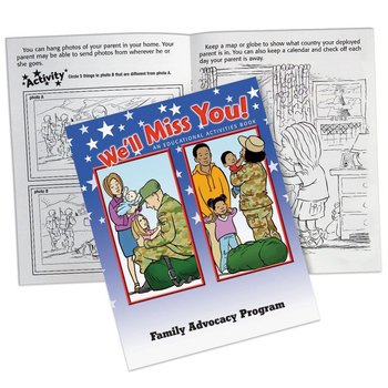 We'll Miss You! Educational Activities Book - Personalization Available from Positive Promotions