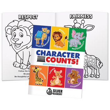 CHARACTER COUNTS!® Educational Activities Book - One-Color Personalization Available from Positive Promotions