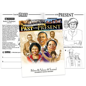 Connecting The Past To The Present Educational Activities Book - Pack of 50 from Positive Promotions