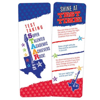 Test Taking STAAR Bookmarks - Pack of 25 from Positive Promotions