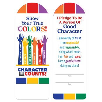 CHARACTER COUNTS!® Bookmark - Pack of 25 from Positive Promotions