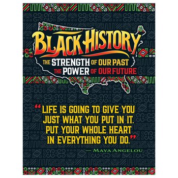 Black History: The Strength of Our Past, the Power of Our Future Poster - Pack of 5 from Positive Promotions