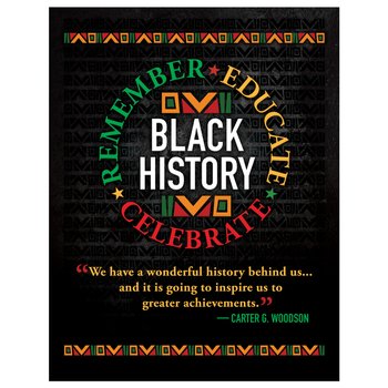 Black History: Remember, Educate, Celebrate Poster - Pack of 5 from Positive Promotions