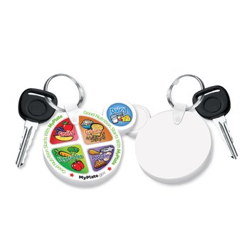 MyPlate Flexi Key Tag from Positive Promotions