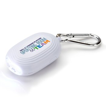 Operating Room Team: Skill & Passion in Action Personal Safety Mate Alarm & Flashlight With Carabiner from Positive Promotions