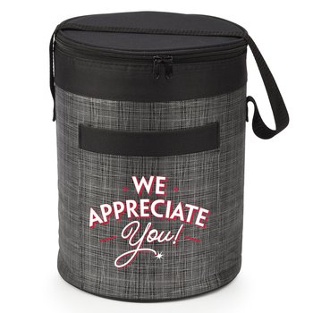 We Appreciate You! Brookville Barrel Cooler Bag from Positive Promotions