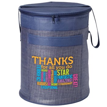Thanks for All You Do Brookville Barrel Cooler Bag from Positive Promotions