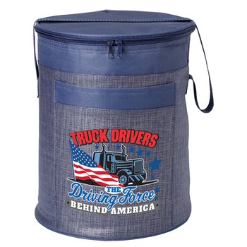 Truck Drivers: The Driving Force Behind America Brookville Barrel Cooler Bag from Positive Promotions