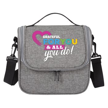 Grateful for You & All You Do! Portland Lunch/Cooler Bag from Positive Promotions