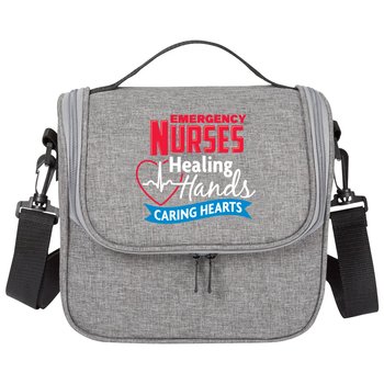 Emergency Nurses: Healing Hands, Caring Hearts Portland Lunch/Cooler Bag from Positive Promotions