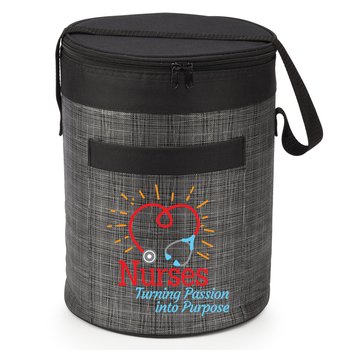 Nurses: Turning Passion Into Purpose Brookville Barrel Cooler Bag from Positive Promotions