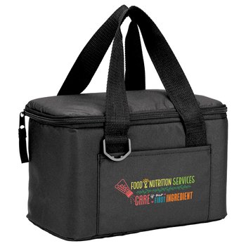 Food Services Chill Box 6-Can Insulated RPET Lunch/Cooler Bag from Positive Promotions
